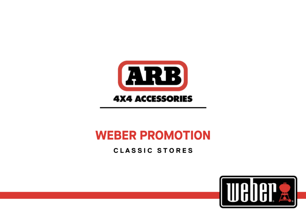 ARB x Weber Promotion Print Artwork + VM Guide Classic Stores